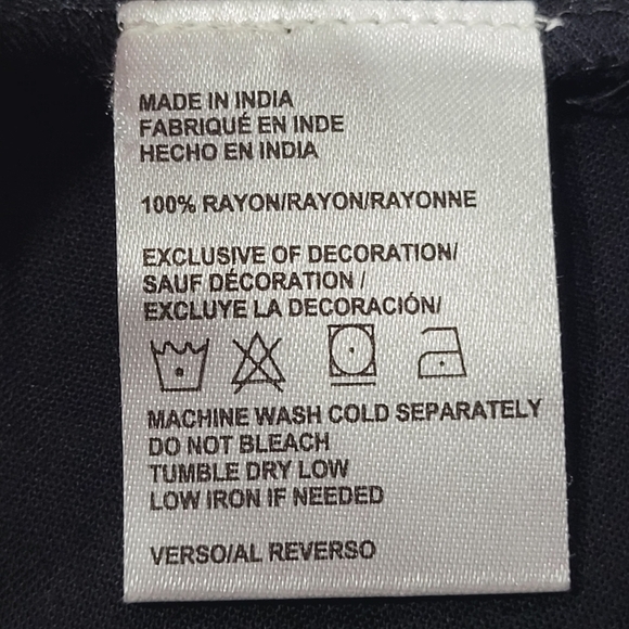 XL Sleeveless Black with Cream Sealife Print Casual Party VCAY Midi… - Picture 6 of 7